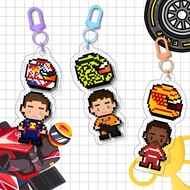 GANTUNGAN F1 Driver Formula One Driver Keychain CuteKeychain PIXEL Keychain