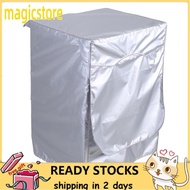 Magicstore Silver Washing Machine Cover Waterproof Sunscreen Front Load Washer Dry AC