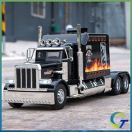 1:24 Peterbilt 389 Diecast Toys Car Model Cars Alloy Toy Collection Gift For Boys Kids