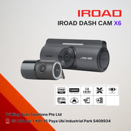 IROAD X6 FHD Car Dash Cam Video Recorder | Front & Rear | 32GB micro SD memory card