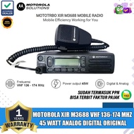 Motorola Xir M3688 45 Watt Rig VHF 136-174Mhz Radio Rig Motorola XiR M3688 Vhf 45WGaransi Resmi-Tegu