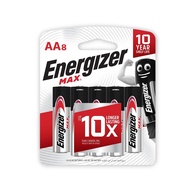ENERGIZER BATTERY MAX 8AA/8AAA 8 PCS NEW PACKING