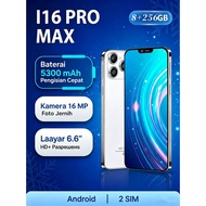 HP i16promax 8+256GB smartphone 5g  Android12  phone 6.6 inch 5G mobile phone 5300mAh face unlock