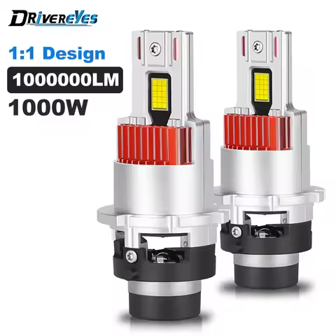 2PCS D2S D4S Car Headlights LED Bulb Canbus HID D1S D3S D8S Car Lens Xenon Plug-N-Play D2R D4R D8R A