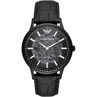 Emporio Armani AR60042 Black Leather Men's Watch