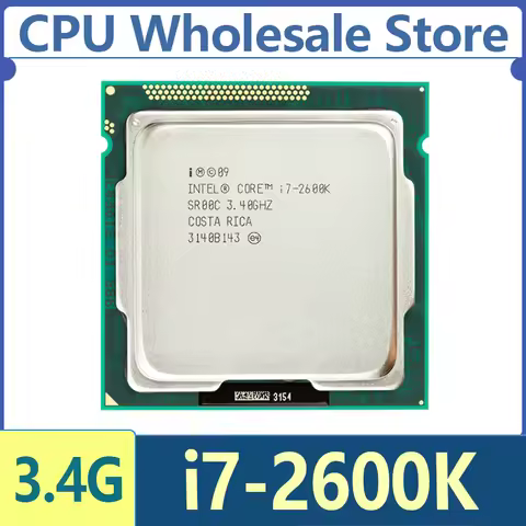 Intel Core i7-2600K i7 2600K 3.4 GHz Used Quad-Core CPU 8M 95W LGA 1155