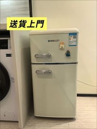百分百Brand New全新 Energy Efficiency Level 1一級能源效率復古冰箱迷你小型高顏值家用雙門冰箱小戶型冷藏冷凍冰箱