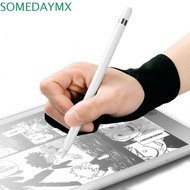 SOMEDAYMX Tablet Drawing Glove Anti-touch For Artist Touchscreen Stylus Black Blue Grey Pink Anti-Sc