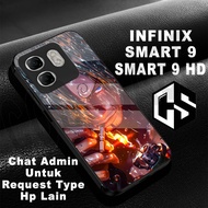 HP Glossy glitter Softcase for type INFINIX SMART 9/INFINIX SMART 9 HD Anime Motif/case infinix smar