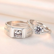 999 Sterling Silver Ring Domineering Couple Ring Men Women Diamond Ring Men Ring Ring Sterling Silve