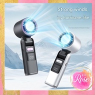 Rosegold Ki2001 Mini Turbo Fan Mini USB Fan Portable Turbo Handheld Fan Turbo Portable Charge Fan