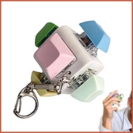 Clicky Keyboard Fidget Portable 6-Button Clicky Fun Sensory Toys Key Button Clicker for Work School 