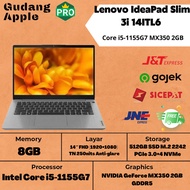 lenovo ideapad slim 3i 14itl6 core i5-1155g7 8gb/512gb ssd mx350 2gb - mousepad