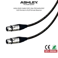 ASHLEY ASHLEY ASHLEY | Ashley XLR Female to XLR Female Audio Cable Balance | USA Technology | Qualit