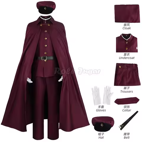 Nene 2025 Nikolai Gogol Cosplay Costume Hat Wig Cosplays Hunting Dogs Team Tetchou Suehiro Teruko Ok
