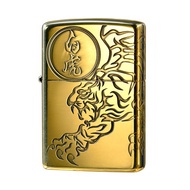 【ZIPPO官方旗艦店】白虎金防風打火機 ZA-3-25A