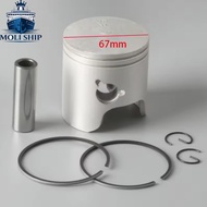 6H4-11631-01 Piston kit (Std) 2 ring for Yamaha Outboard Motor 2-stroke 40HP 50HP 6H4-11631-01-00;6H