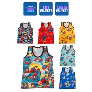 H&H Boys 1-12 y/o Kids Printed Sando Sleeveless Sando Damit Pambahay Damit
