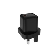 Vyvylabs 3 Pin UK Plug Fast Charger Wall Charger 3A 30W Type C Ports Charger Fast Charger