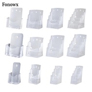 [Fonowx] Acrylic Brochure Holder Literature Holder Clear Sign Holder Flyer Holder for Documents Maga