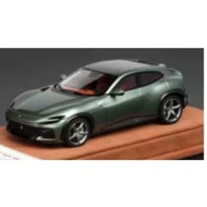 [Ready Stock] BBR 1: 43 Ferrari PUROSANGUE FUV Car Model Dora Green
