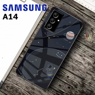 SoftCase Glass Kaca Samsung A14 5G | Code B24 | Casing Hp Samsung A14 | Case handphone  Samsung A14 