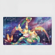 PTCG Pokemon Card Pad Pokémon Single Rubber Mats Battle Table Mat Duel Plate Custom DIY