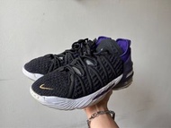 原價$4300 Nike 籃球鞋 LeBron XVIII 運動 女鞋 氣墊 舒適 避震 明星款 大童 穿搭 黑 紫 CW2760004