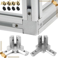 MEIGUII Bracket Connector Silver 2020 3030 4040 Series Slot Aluminum Extrusion Profile European Stan