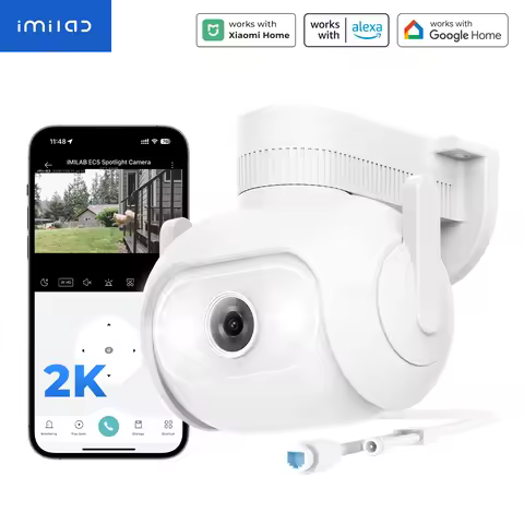 IMILAB EC5 Floodlight Camera 3MP 2K Outdoor Security Surveillance Color Night Vision Human Tracking 