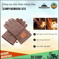 Campingmoon Q28 heat-resistant gloves, fireproof gloves, heat resistant 300-400 degrees Celsius