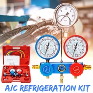 R134A HVAC A/C Refrigeration Kit Car Air Conditioning Repair Fluorine Filling Tool AC Manifold Gauge Set Auto Service Kit Set