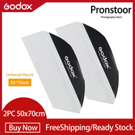 2pcs Godox 20"x27" / 50x70cm Photo Studio Softbox Soft Box with Universal Mount for K-150A K-180A E250 E300 Studio Flash Strobe