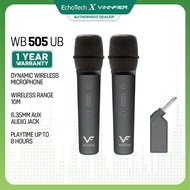 Vinnfier WB505 UB 2 Wireless Microphone 6.5mm Jack Mic Received Type-C Rechargerble Microphone