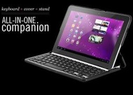 ※台北快貨※美國 Zagg FOLIO Keyboard Case, 超薄鍵盤(可分離)+保護套+立架三合一 **iPad/ Galaxy Tab.Note 變成小筆電.