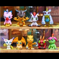 Action Figure Mini Set Digimon Adventure Loose Agumon Patamon Greymon