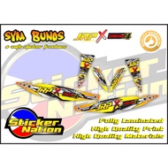 SYM Bonus 110 Jrp x Daeng Decal Sticker