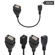 Micro USB Female to USB Male Adapter Cable A Female to micro USB Adapter 25cm