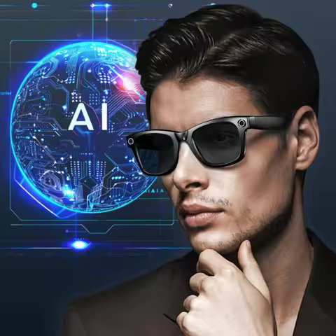 Xielee G300 AI Smart Glasses,Simultaneous Interpretation 800w Camera 1080P Video Recording, Take Pho