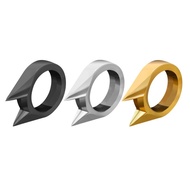 The Protector Black Cat Ring for Sterling Silver Kitty Cat Ring Pet Dainty Ring Wrap Stacking Statem