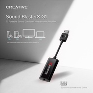 # CREATIVE Sound BlasterX G1 - 7.1 Portable Sound Card With Headphone Amplifier #
