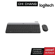 LOGITECH คีย์บอร์ดไร้สาย KEYBOARD+MOUSE SLIM COMBO MK470 BLACK ชุดคียบอร์ดเมาส์ TH/ENG