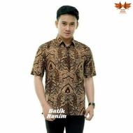 Hem BATIK Men MODERN MATARAM MOTIF BATIK Men BATIK Shirt Men BATIK Men Short Sleeve Traditional BATI