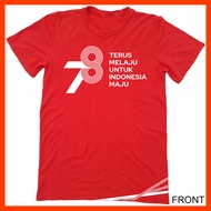 MERAH 100 Percent Men's and Women's T-shirts, Cotton Combed 30s, Dtf Screen Printing, Official Logo,