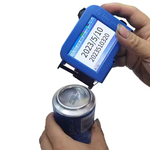 Mini Handheld Inkjet Printer Expiry Date Barcode Printing Machine