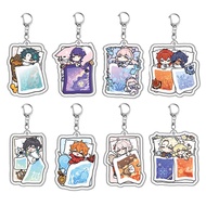 Genshin Impact Genshin Impact Genshin Impact Sugar Mona Acrylic Keychain Game
