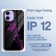 Latest IP 12 Case [BUTTERFLY] Casing hp IP 12 Hardcase Softcase Premium Glossy