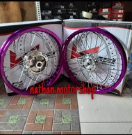 ROSSI - Velg Paketan 140*140-17 Kharisma/Supra X125 Tromol - Velg ROSSI Original SNI Sepasang 2pcs