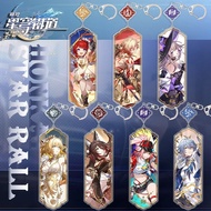 Honkai Star Rail HSR mica acrylic bar keychain Sunday Boothill Herta Aglaea Tribbie Mydeimos Tribios