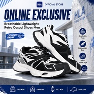 HLA Online Exclusive Breathable Lightweight Retro Casual Shoes Men - HSXDJ5JA99A99